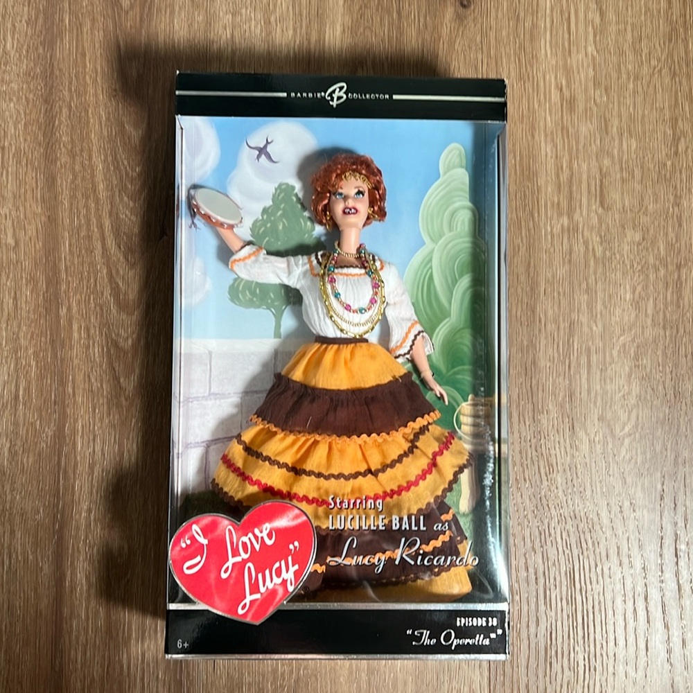 NIB I Love Lucy Mattel Barbie Collector Doll Episode 38 “The Operetta”